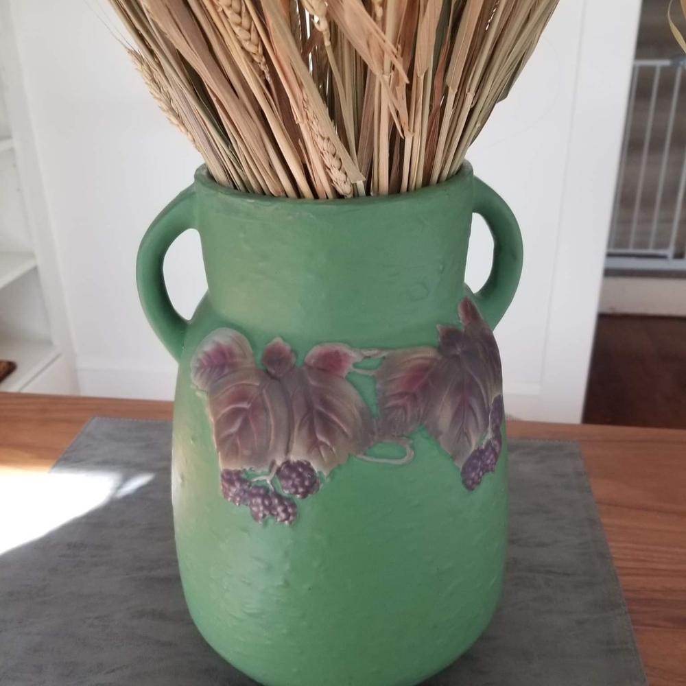 Faux Roseville Pottery Urn Vase
